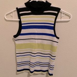 Forever 21 Multi color striped sweater vest